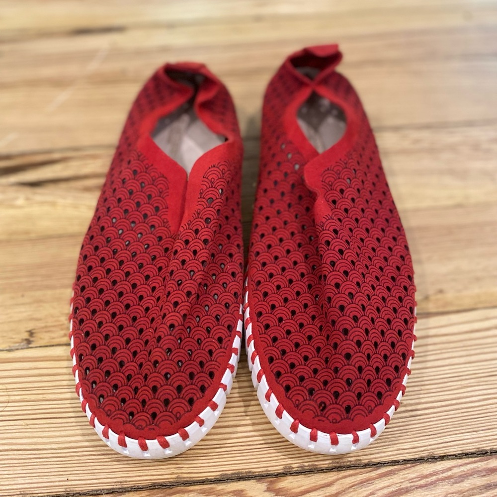 ILSE JACOBSEN HORNBÆK Women's Tulip 139 Flat | Slip-On | Low-Top sz 38